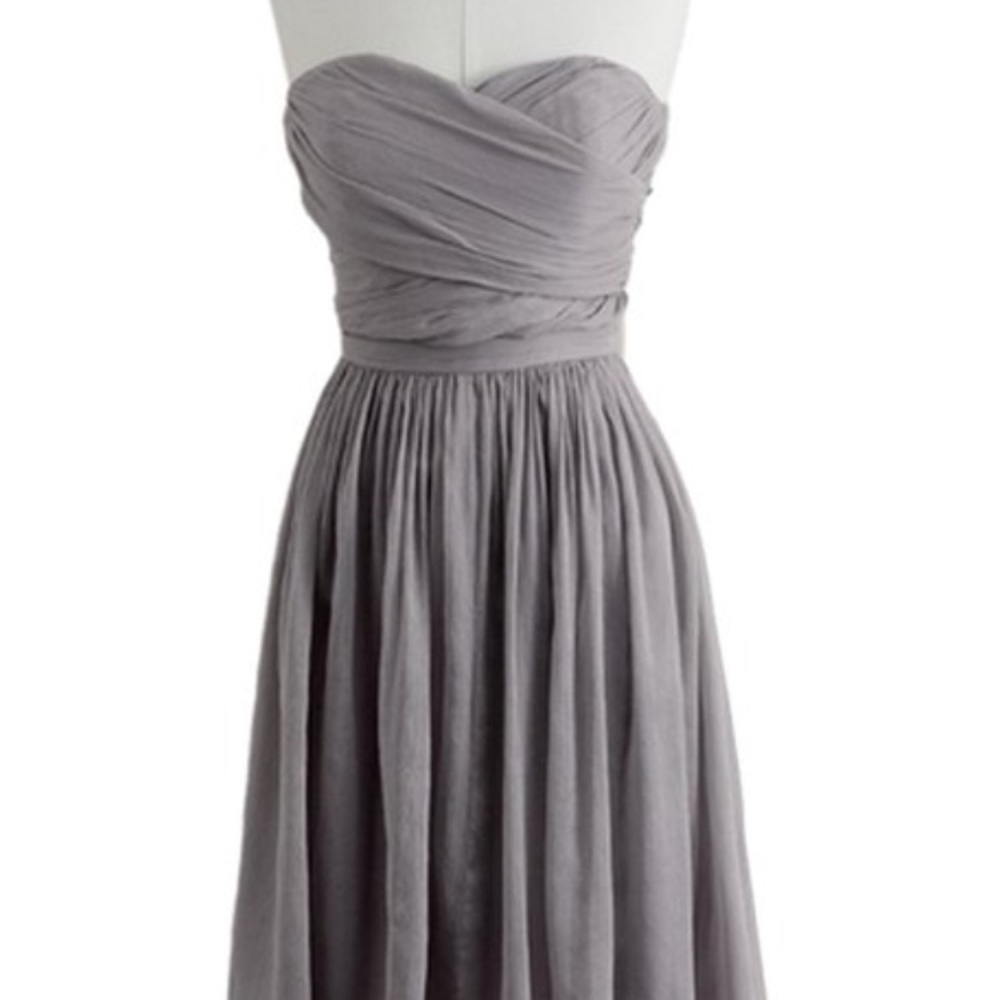 J crew gray Arabella dress